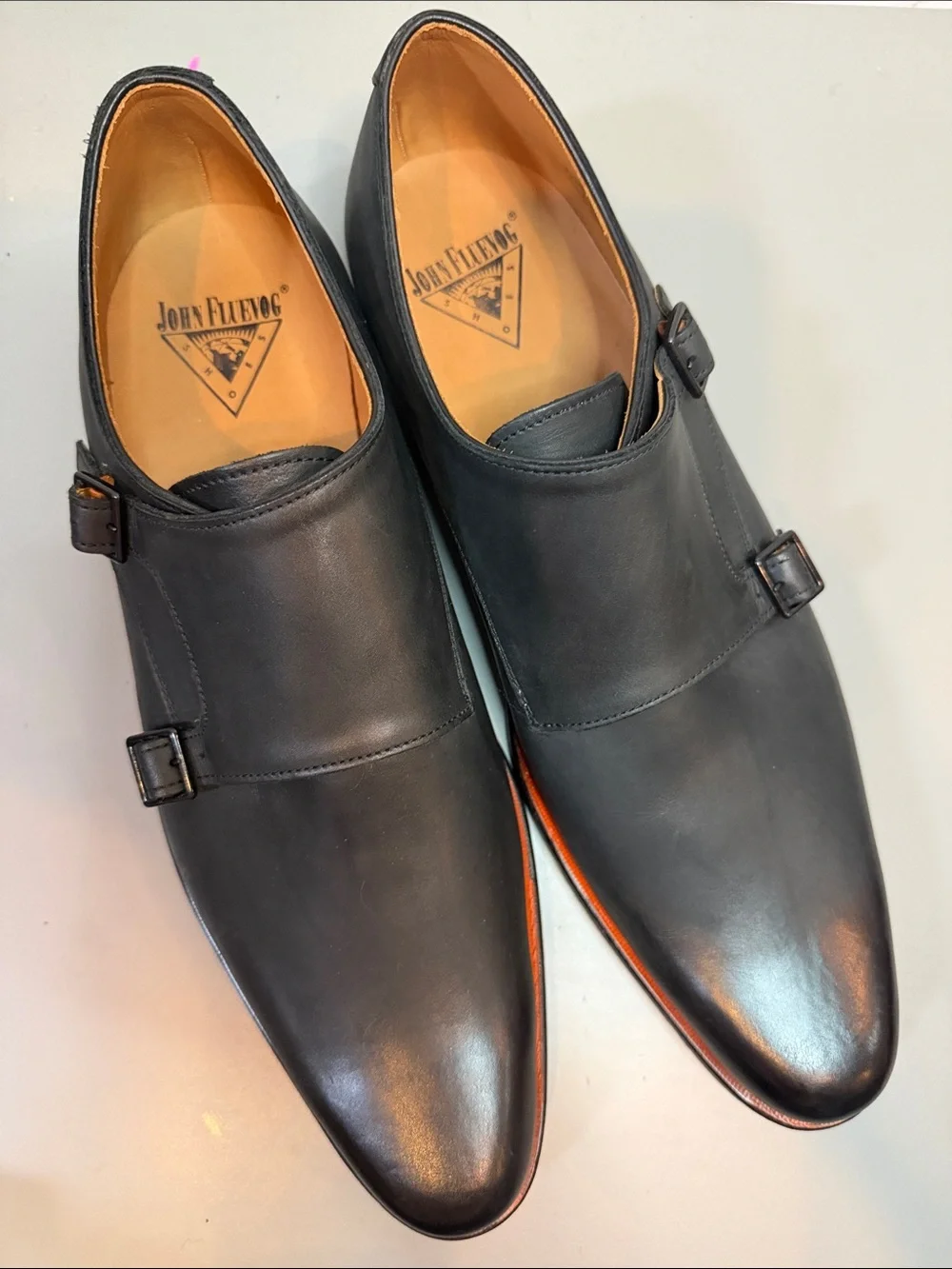 JOHN FLUEVOG 205 PINE ST DOUBLE MONK STRAP 12
